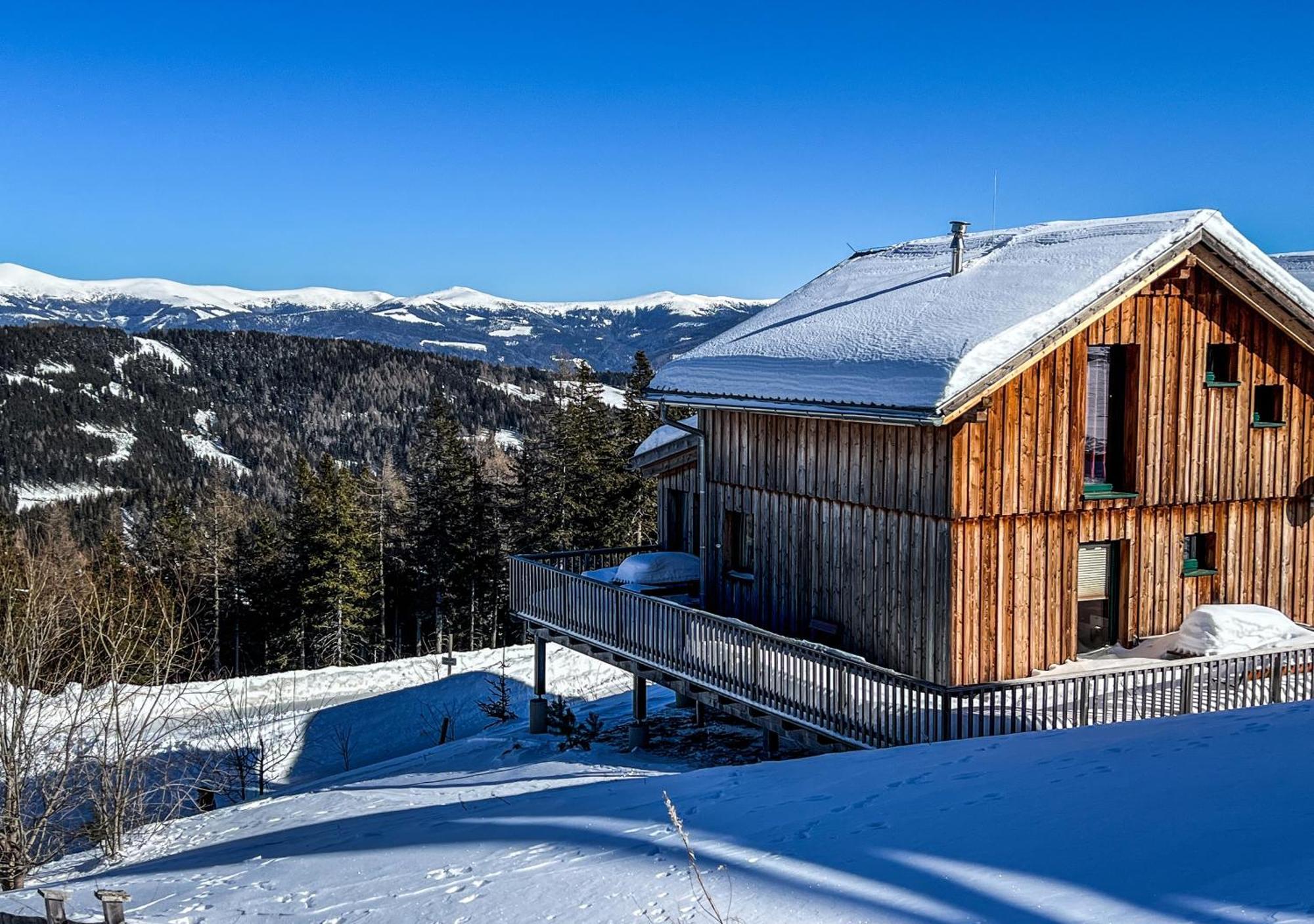 1A Chalet Rast - Wandern, Grillen, Traumblick, Indoor Sauna Bad Sankt Leonhard im Lavanttal Ngoại thất bức ảnh